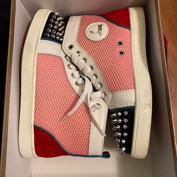 Christian Louboutin Spike Sneakers. Size 39 , 8.5 US